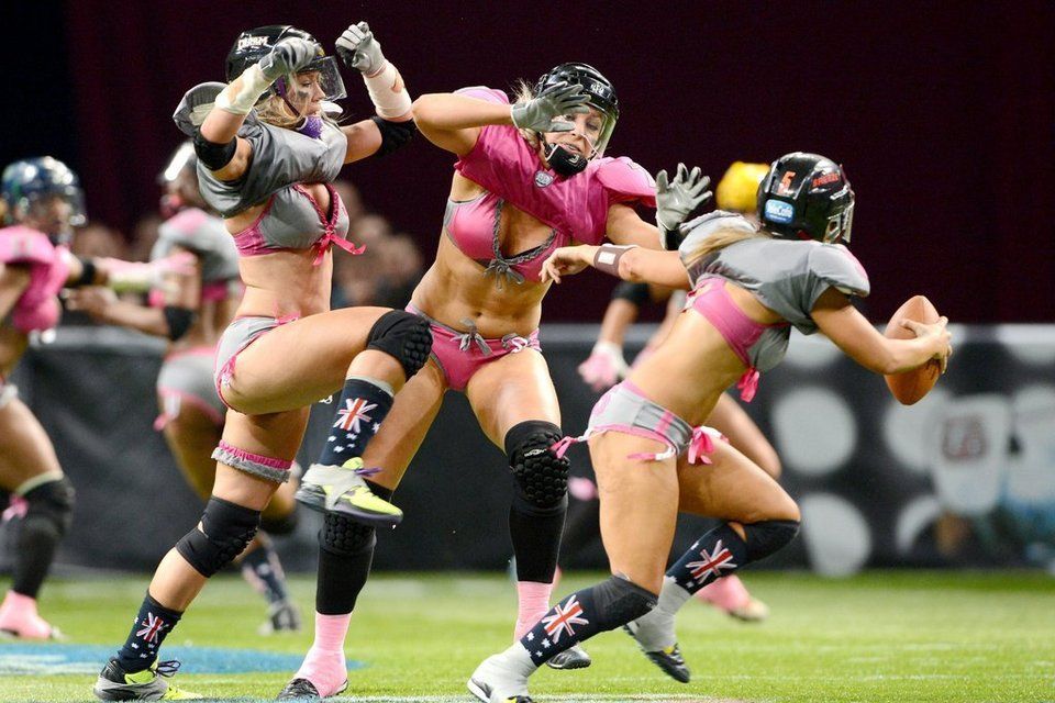 The lfl, american football's sexy side.