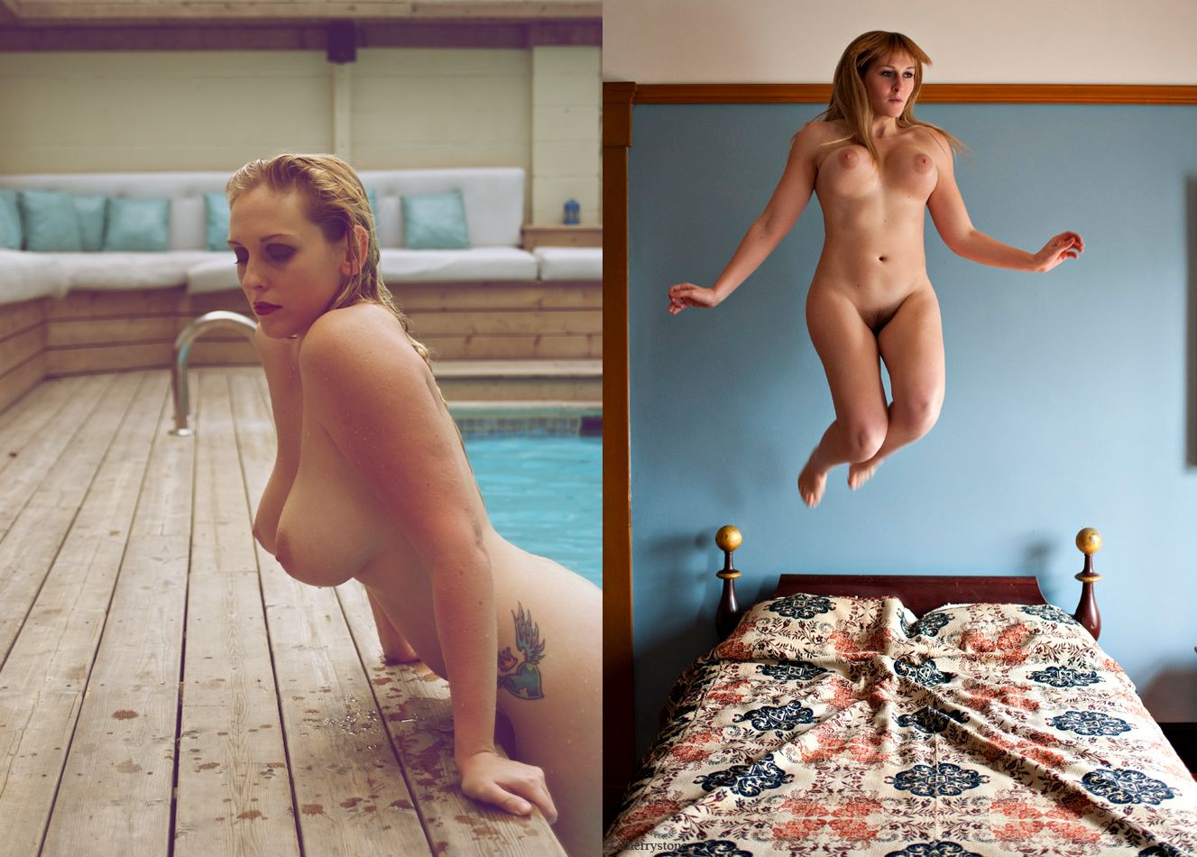 Nicole Nudes is a Canadian model who poses for nude photography. 