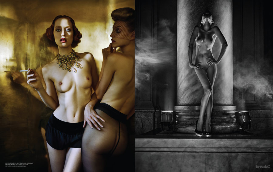 Steven Lyon fotografía a cinco bellas modelos en Nueva York para la 2 ª edi...