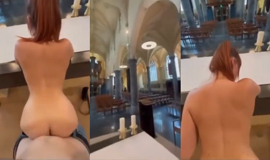 SCANDAL IN BELGIUM FOR A SEX VIDEO RECORDED IN THE CHURCH OF BREE hq nude pic